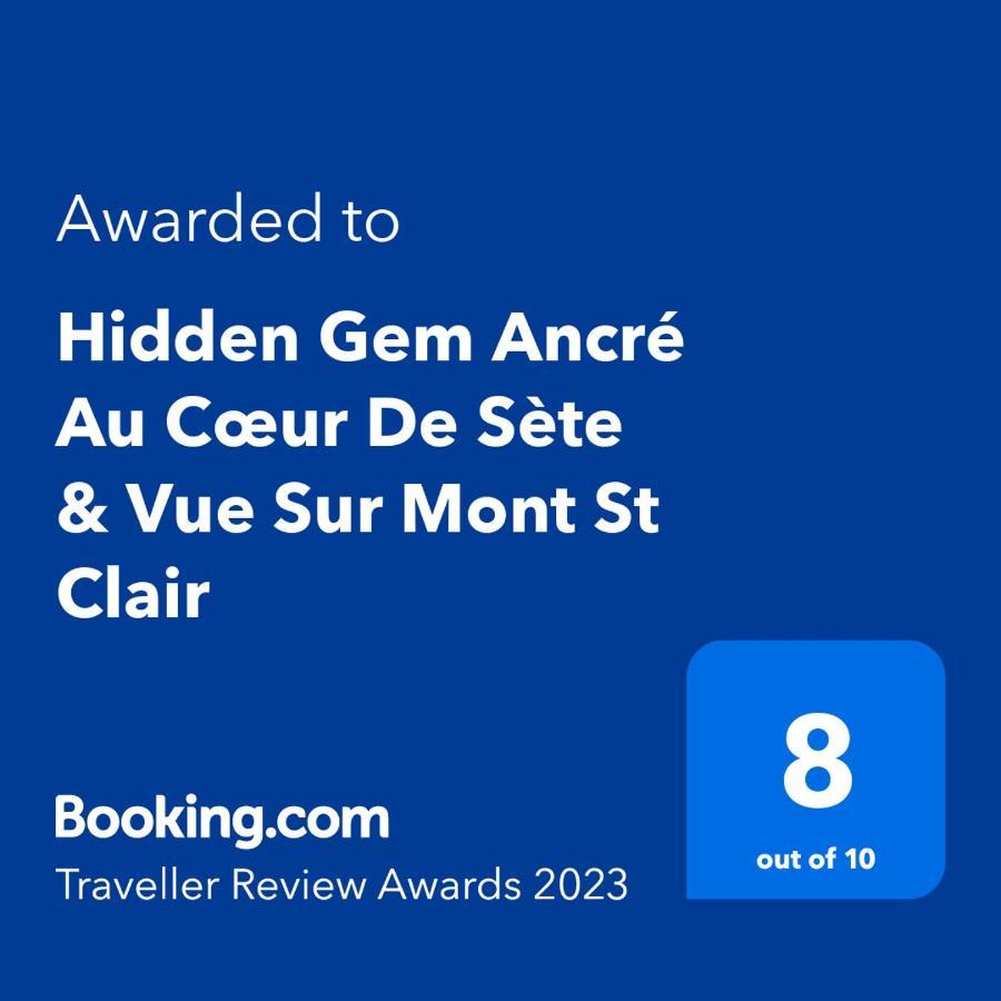 Hidden Gem Au Coeur De Sete & Vue Sur Mont St Clair Leilighet Eksteriør bilde